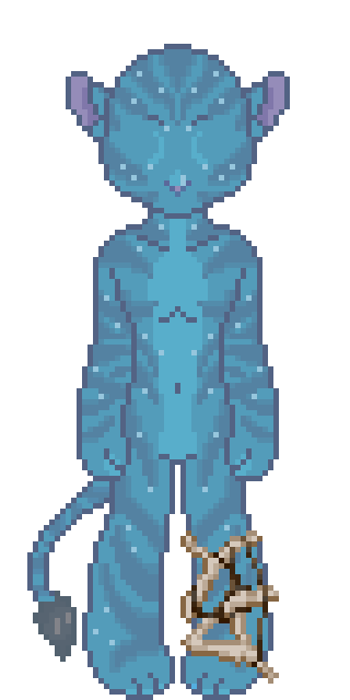 The craftable Abyssal Betrayer Shinguard from Na'vi Me 2