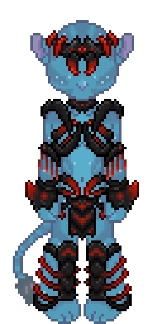 The craftable Arachnoid costume set from Na'vi Me 2