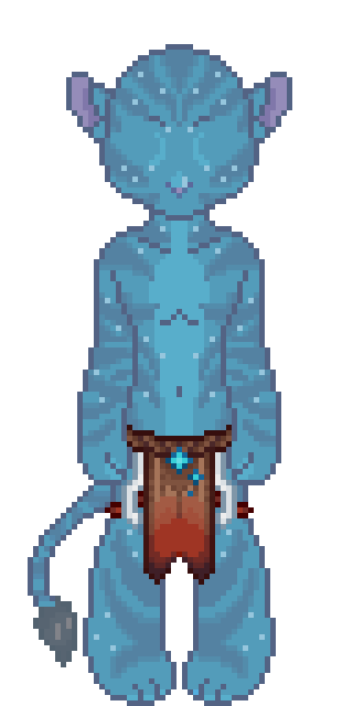 The craftable Bladewing Loincloth from Na'vi Me 2
