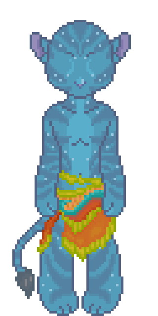 The craftable Daybreak Dancer Loincloth from Na'vi Me 2