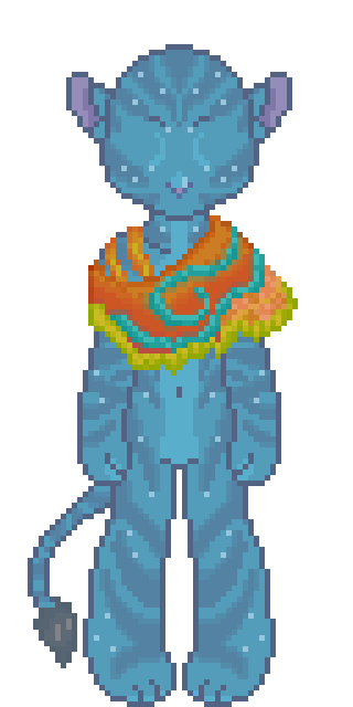 The craftable Daybreak Dancer Shawl from Na'vi Me 2