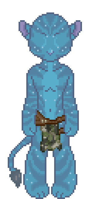 The craftable Defector Loincloth from Na'vi Me 2
