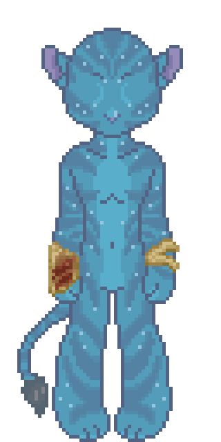 The craftable Fallen Soldier Arm Wraps from Na'vi Me 2