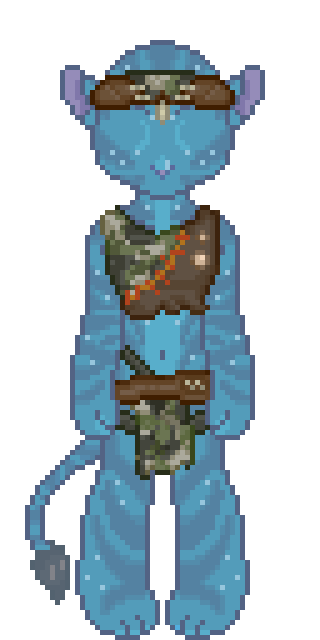 The craftable Integrator costume set from Na'vi Me 2