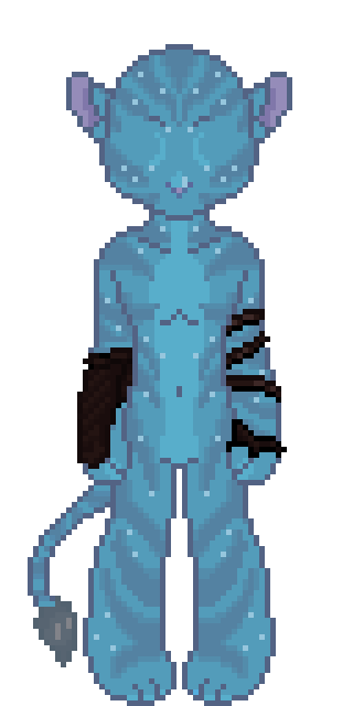 The craftable Lone Hunter Arm Wraps from Na'vi Me 2