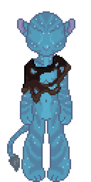 The craftable Lone Hunter Shawl from Na'vi Me 2