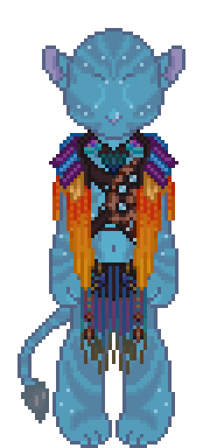 The craftable Metkayina Olo'eyktan costume set from Na'vi Me 2