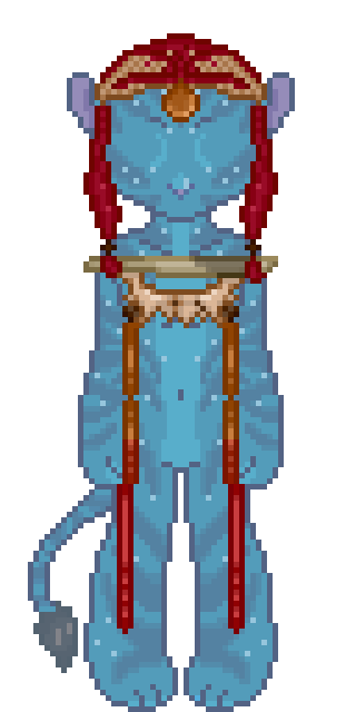 The craftable Omatikaya Tsahìk Head from Na'vi Me 2