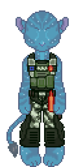 The craftable Recom M costume set from Na'vi Me 2