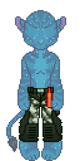 The craftable Recom Pants from Na'vi Me 2