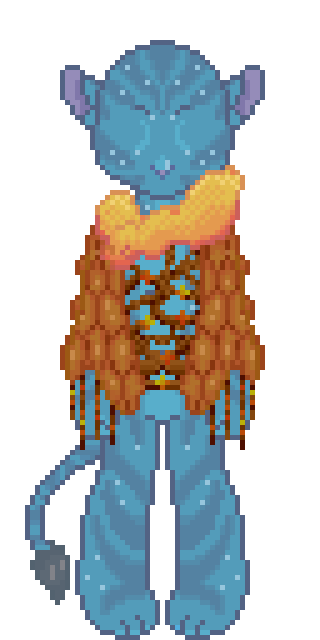 The craftable Woven Leaves Shawl from Na'vi Me 2